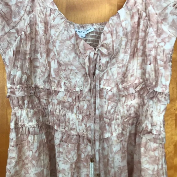 Pink Floral Maxi Dress - Picture 2 of 6